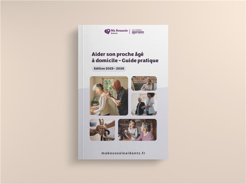 Couverture du guide : Aider son proche âgé à domicile